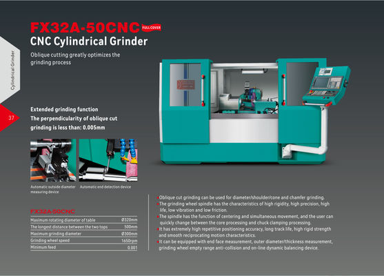 FX32A-35CNC Hotman Electric 380V цилиндрическая шлифовальная машина многофункциональная шлифовальная машина